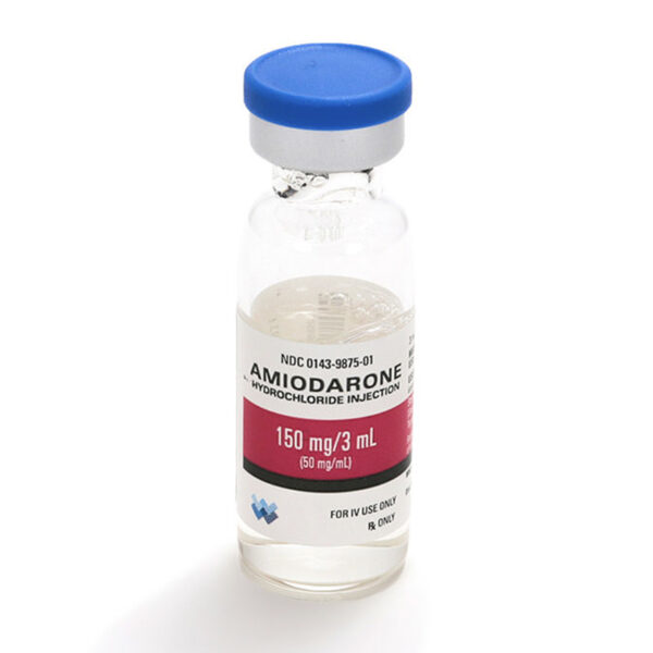 00143-9875-25-600x600 Amiodarone HCL 150, 50mg/mL Injection Vial 3mL, - Image 1