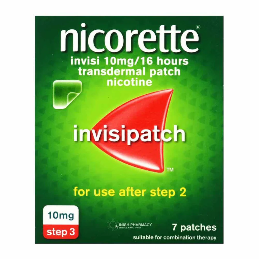 902150___3___XL Nicorette Invisipatch 10mg Step 3 7 Pack - Image 1