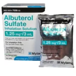 Albuterol Sulfate for Inhalation 1.25 mg Ampules by Mylan 3 mL x 25/Box