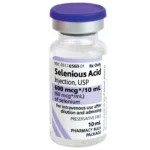 Selenious Acid Injection (Selenium) 600 mcg/mL SDV 10mL x 5/Box (Rx)