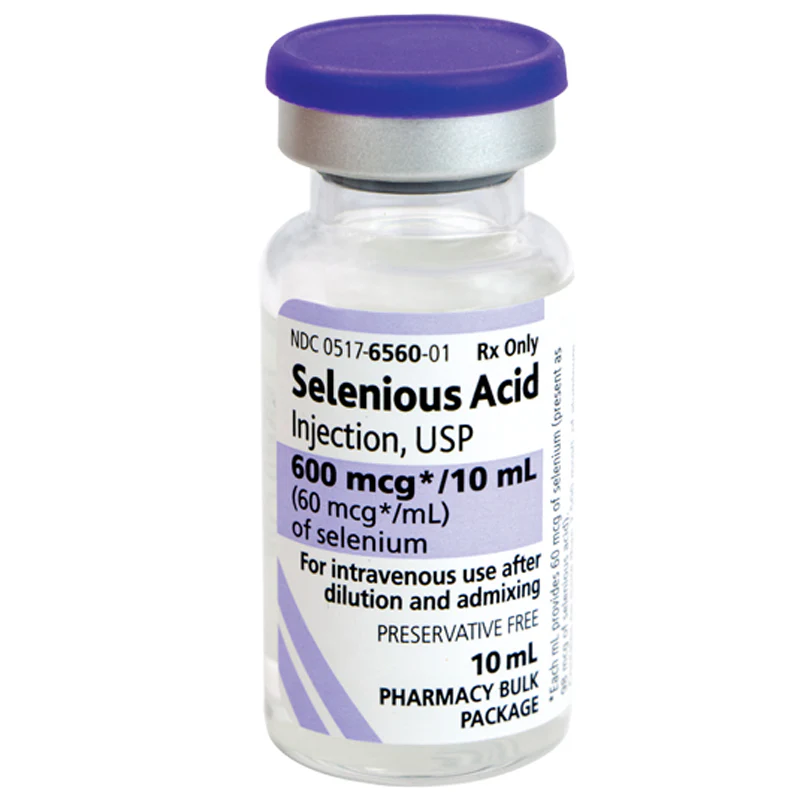 American-Regent-Selenious-Acid-Injection-_Selenium_-600-mcg_1800x1800 Selenious Acid Injection (Selenium) 600 mcg/mL SDV 10mL x 5/Box (Rx) - Image 1