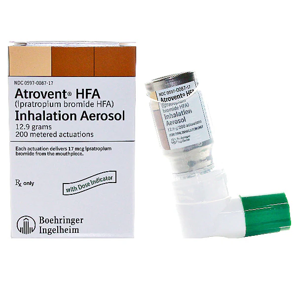 Atrovent-HFA-Ipratropium-Bromide-Aerosol-Inhaler_1800x1800 Atrovent HFA Ipratropium Bromide Aerosol Inhaler 17 mcg, 200 Metered Doses - Image 1