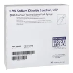 BD PosiFlush IV Flush Solution Sodium Chloride 0.9% Injection Prefilled Syringe 10 mL, 30/box