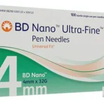 BD NANO ULTRA FINE PEN NEEDLES 4MM X 32GM