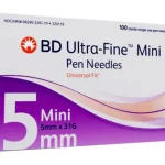 BD ULTRA FINE MINI PEN NEEDLES 5MM X 31G