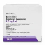 Budesonide Inhalation Suspension 0.5mg / 2 mL Single Unit-Dose Vials (Rx) 30 Individually wrapped
