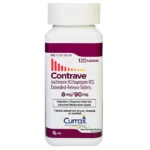 Contrave Naltrexone 8 mg + Bupropion 90 mg Extended Release Tablets, 120/Bottle