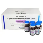 Cyanocobalamin Injection Vitamin B12 Deficiency Relief 1000 mcg/mL Multiple-Use Vials 1 mL x 25/Tray (RX)