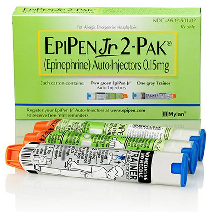 EpiPen-Jr-Auto-Injector-2-Pak-Pediatric-Epinephrine-Injection-0.15-mg-for-Children_1800x1800 EpiPen Jr Auto-Injector 2 Pak Pediatric Epinephrine Injection 0.15 mg for Children (2 Pack) - Image 1