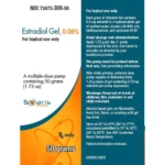 Estradiol Gel 0.06% Pump 37.5 gm by Solaris Pharma (RX)