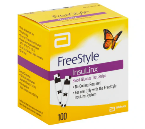 FreestyleInsulinx100ct FREESTYLE INSULINX TEST STRIPS 100 COUNT - Image 1