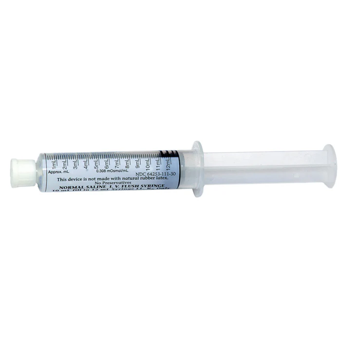 Medefil--MIS-1130-Prefilled-Sodium-Chloride-0.9_-IV-Flush-Syringes-10-mL-fill-in-12-mL-x-60-Box_1800x1800 IV Flush Sodium Chloride 0.9% Prefilled Syringes 10 mL fill in 12 mL x 60/Box - Image 1