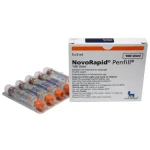 NovoRapid (Novolog) PenFill Cartridges 5 x 3 ml