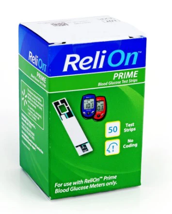 RelionPrime50ct RELION PRIME TEST STRIPS 50 COUNT - Image 1