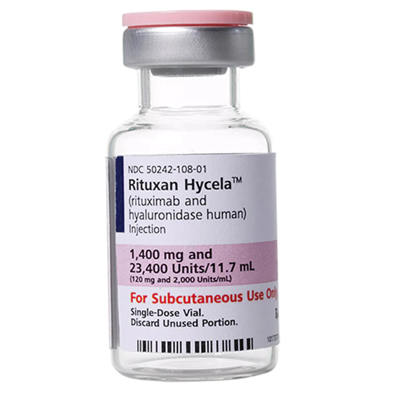 Rituxan-Hycela-rituxima-hyaluronidase-human-1400mg-Single-Dose-Via-11.7mll_1800x1800 Rituxan Hycela (rituximab/hyaluronidase human) 1400 mg and 23400 Units Single-Dose Vial **Refrigerated - Image 1