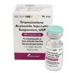 Triamcinolone Acetonide Injection 40 mg Per 1 mL, Single-Dose Vial (Rx)