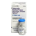Aplisol Tuberculin Purified Protein Derivative Skin Test Diluted 1 mL (10 Tests) (Rx) * Refrigerated Item *