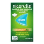 Nicorette 2mg Freshfruit Chewing Gum 105 Pieces