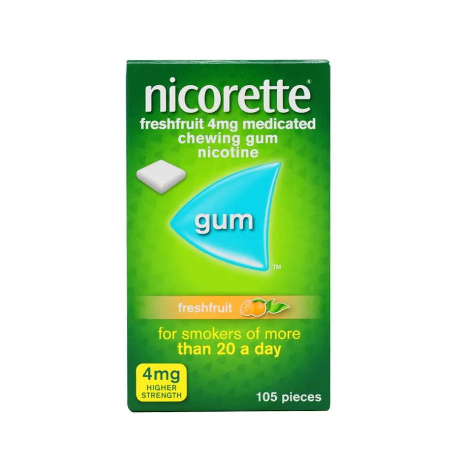NICORETTE-6737___2___XL Nicorette 4mg Freshfruit Chewing Gum 105 Pieces - Image 1
